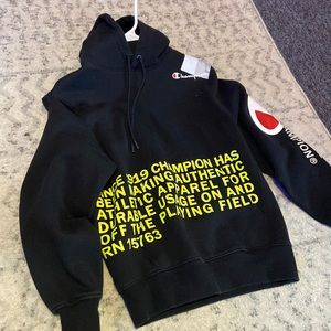 Black champion sweatshirt
